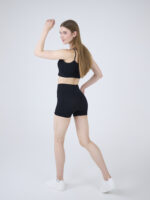 EverHarmony BASIC Костюм спортивный женский в рубчик: топ и шорты с эффектом пуш-ап — изображение 7