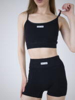 EverHarmony BASIC Костюм спортивный женский в рубчик: топ и шорты с эффектом пуш-ап — изображение 3