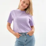 Женская футболка оверсайз EverHarmony PREMIUM, хлопковая укороченная