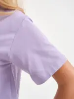 Женская футболка оверсайз EverHarmony PREMIUM, хлопковая укороченная — изображение 3