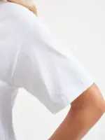 Женская футболка оверсайз EverHarmony PREMIUM, хлопковая укороченная — изображение 3